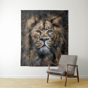 Tapisserie Lion - Peinture