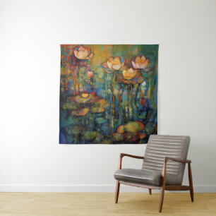 Tapisserie Lotus et Nénuphars