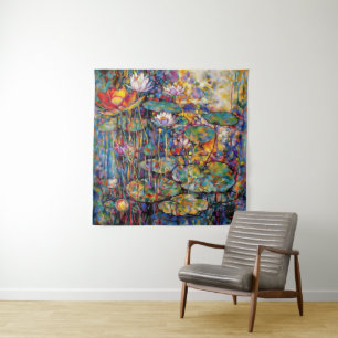 Tapisserie Lotus et Nénuphars