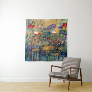 Tapisserie Lotus et Nénuphars