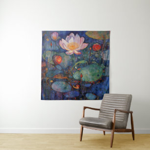 Tapisserie Lotus et Nymphéas