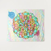 Tapisserie Lotus Mandala (Devant (Horizontal))
