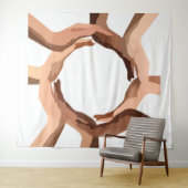 Tapisserie Mains (En situation (horizontale))