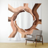 Tapisserie Mains (En situation)