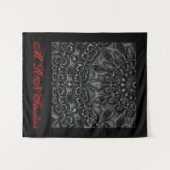 Tapisserie Mandala Charcharbon (Devant (Horizontal))