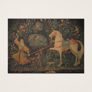 Tapisserie médiévale - dans la forêt