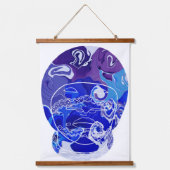 Tapisserie Moderne En Bois Décorée Au Mur. (Recto)