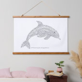 Tapisserie mondiale de dauphins (Chambre à coucher)