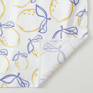 Tapisserie Motif citron dessinée à la main