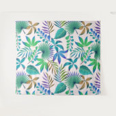 Tapisserie motif feuille tropicale (Devant (Horizontal))
