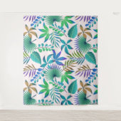 Tapisserie motif feuille tropicale (Devant)