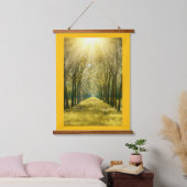 Tapisserie murale à cadre de bois (Chambre à coucher)