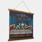 Tapisserie murale à dessus en bois de la Cène (Angulaire)