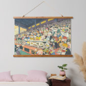 Tapisserie murale "A Packed House" (Chambre à coucher)