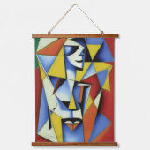 Tapisserie murale Abstraite Zen Cubiste (Recto 2)