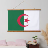 Tapisserie murale avec drapeau d'Algérie (Chambre à coucher)