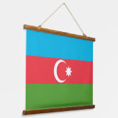 Tapisserie murale avec drapeau d'Azerbaïdjan (Angulaire)