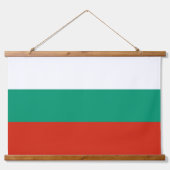 Tapisserie murale avec drapeau de Bulgarie (Devant)