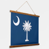 Tapisserie murale avec drapeau de Caroline du Sud, (Angulaire)