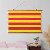 Tapisserie murale avec drapeau de Catalogne (Chambre à coucher)
