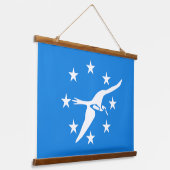 Tapisserie murale avec drapeau de Corpus Christi,  (Angulaire)