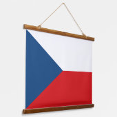 Tapisserie murale avec drapeau de Czechia (Angulaire)