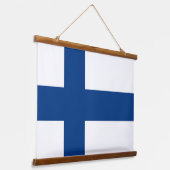 Tapisserie murale avec drapeau de Finlande (Angulaire)