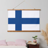 Tapisserie murale avec drapeau de Finlande (Chambre à coucher)
