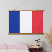 Tapisserie murale avec drapeau de France (Chambre à coucher)