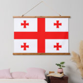 Tapisserie murale avec drapeau de Géorgie (Chambre à coucher)