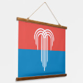 Tapisserie murale avec drapeau de Kansas City (Angulaire)