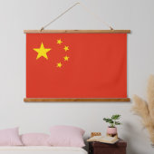 Tapisserie murale avec drapeau de la Chine (Chambre à coucher)