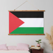 Tapisserie murale avec drapeau de la Palestine (Chambre à coucher)