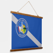 Tapisserie murale avec drapeau de Las Vegas, Etats (Angulaire)