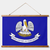 Tapisserie murale avec drapeau de Louisiane, U.S.A (Devant)