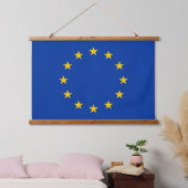 Tapisserie murale avec drapeau de l'Union Européen (Chambre à coucher)