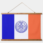 Tapisserie murale avec drapeau de New York City, U (Devant)