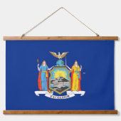 Tapisserie murale avec drapeau de New York, États- (Devant)