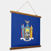 Tapisserie murale avec drapeau de New York, États- (Angulaire)