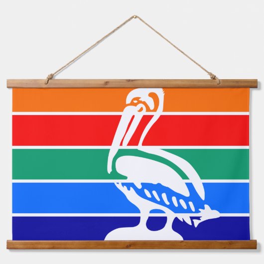 Tapisserie murale avec drapeau de Saint-Pétersbour (Devant)