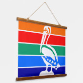 Tapisserie murale avec drapeau de Saint-Pétersbour (Angulaire)