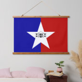 Tapisserie murale avec drapeau de San Antonio, Eta (Chambre à coucher)