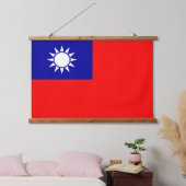 Tapisserie murale avec drapeau de Taiwan (Chambre à coucher)