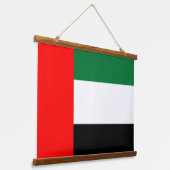 Tapisserie murale avec drapeau des Émirats Arabes  (Angulaire)
