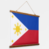 Tapisserie murale avec drapeau des Philippines (Angulaire)