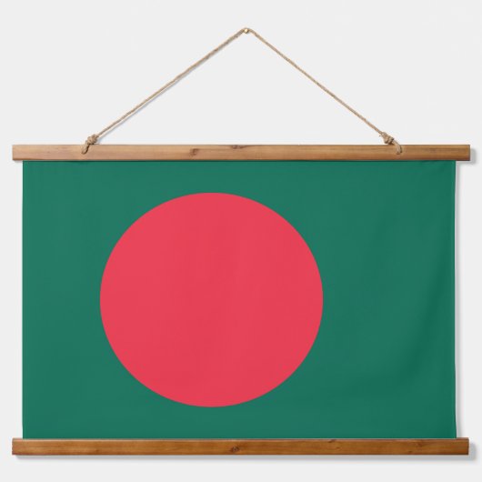 Tapisserie murale avec drapeau du Bangladesh (Devant)