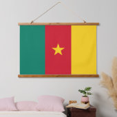 Tapisserie murale avec drapeau du Cameroun (Chambre à coucher)