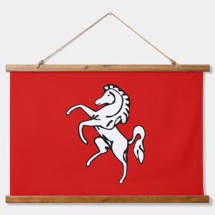 Tapisserie murale avec drapeau du comté de Kent, A