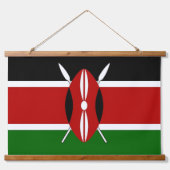 Tapisserie murale avec drapeau du Kenya (Devant)