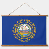 Tapisserie murale avec drapeau du New Hampshire, É (Devant)